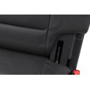 Sitzbank VW Touran 1T 2te Sitzreihe Sitze hinten Leder-Kunstleder anthrazit Sitz links + rechts