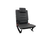 Sitzbank VW Touran 1T 2te Sitzreihe Sitze hinten Leder-Kunstleder anthrazit Sitz links + rechts