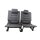 Sitzbank VW Touran 1T 2te Sitzreihe Sitze hinten Leder-Kunstleder anthrazit Sitz links + rechts