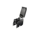 Mittelarmlehne 1T0864249B vorne VW Touran 1T2 Teilleder anthrazit verstellbar-ausziehbar Armlehne