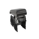 Mittelarmlehne 1T0864249B vorne VW Touran 1T2 Teilleder anthrazit verstellbar-ausziehbar Armlehne
