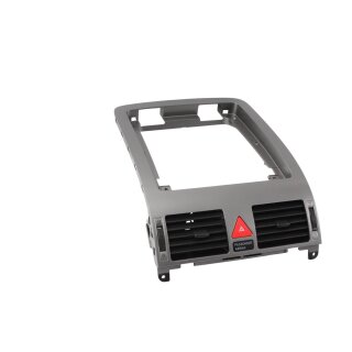 Lüftungsdüsen Blende Armaturenbrett 1T1819728D VW Touran 1T3 Rahmen für Ablagefach Farbe Edelstahl