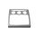 Klima Radio Blende vorne Armaturenbrett 1T0858071L Abdeckung VW Touran 1T3 Caddy 2K Farbe Edelstahl