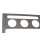Klima Radio Blende vorne Armaturenbrett 1T0858071L Abdeckung VW Touran 1T3 Caddy 2K Farbe Edelstahl