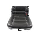 Sitz hinten 2te. Reihe rechts VW Touran 1T3 anthrazit Leder-Kunstleder 1T0883065G