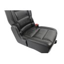 Sitz hinten 2te. Reihe rechts VW Touran 1T3 anthrazit Leder-Kunstleder 1T0883065G