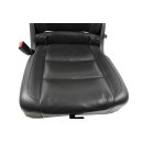 Sitz hinten 2te. Reihe links VW Touran 1T anthrazit Leder-Kunstleder 1T0883063G