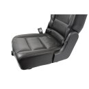 Sitz hinten 2te. Reihe links VW Touran 1T anthrazit Leder-Kunstleder 1T0883063G