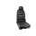 Sitz hinten 2te. Reihe links VW Touran 1T anthrazit Leder-Kunstleder 1T0883063G