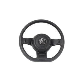 Lenkrad 1S0419091 VW UP Speichen Kunststoff abgeflacht schwarz mit Airbag 1S0880201B