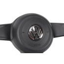 Lenkrad 1S0419091 VW UP Speichen Kunststoff abgeflacht schwarz mit Airbag 1S0880201B