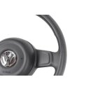 Lenkrad 1S0419091 VW UP Speichen Kunststoff abgeflacht schwarz mit Airbag 1S0880201B