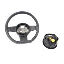 Lenkrad 1S0419091 VW UP Speichen Kunststoff abgeflacht schwarz mit Airbag 1S0880201B