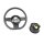 Lenkrad 1S0419091 VW UP Speichen Kunststoff abgeflacht schwarz mit Airbag 1S0880201B