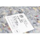 Dämmmatte Dämpfung unter Innenraumteppich 1S1863919D Skoda Citigo AA VW UP Seat Mii