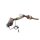 Katalysator 1,0 CHYB-CHYE Motor 6C0131701D Kat Abgasrohr VW Polo 6C Skoda Fabia NJ3 Seat Ibiza 6J
