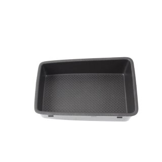 Ablagefach hinten Mittelkonsole 6V0858373 Skoda Fabia III NJ3 satinschwarz