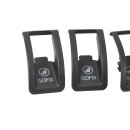 ISOFIX Halter Rückbank Abdeckungen Rücksitz 6V0887233A Skoda Fabia III NJ 4 Stück