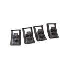 ISOFIX Halter Rückbank Abdeckungen Rücksitz 6V0887233A Skoda Fabia III NJ 4 Stück