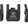 ISOFIX Halter Rückbank Abdeckungen Rücksitz 6V0887233A Skoda Fabia III NJ 4 Stück