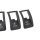 ISOFIX Halter Rückbank Abdeckungen Rücksitz 6V0887233A Skoda Fabia III NJ 4 Stück