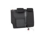 Rücksitzbank Skoda Fabia III NJ3 Stoff satinschwarz/onyx Rückbank teilbar Kopfstützen
