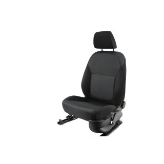 Fahrersitz Skoda Fabia III NJ3 Stoff satinschwarz/onyx Sitz vorne links Sitzheizung