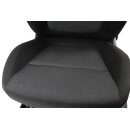 Fahrersitz Skoda Fabia III NJ3 Stoff satinschwarz/onyx Sitz vorne links Sitzheizung