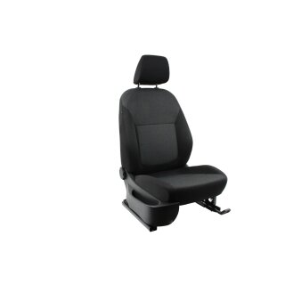 Beifahrersitz Skoda Fabia III NJ3 Stoff satinschwarz/onyx Sitz vorne rechts Sitzheizung