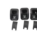 Isofix Abdeckungen 4 Stück Rücksitzbank...