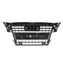 Kühlergrill Audi A4 B8 8K Frontgrill Emblem 8K0853651 Grill PDC steingrau sline
