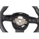 Lenkrad sline 8K0419091BB Leder gelocht Audi A4 8K B8 A5 8T schwarz ohne Multifunktionstasten