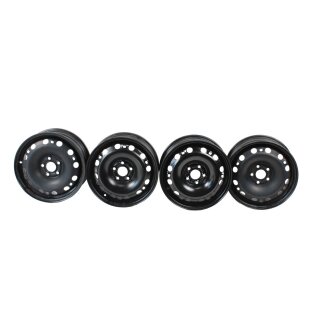Stahlfelgen 4 Stück 6x15 ET 43 VW Polo 9N, Fox-Skoda Fabia, Roomster 6Q0601027M