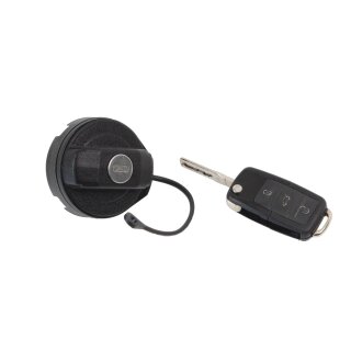 Tankdeckel Verschlussdeckel mit Schlüssel 1J0201553AF Skoda Roomster 5J VW Seat