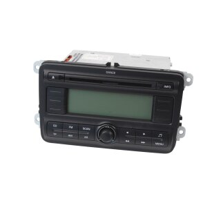 Autoradio CD-Radio DANCE 5J0035161A Skoda Fabia II Roomster 5J mit Radiocode