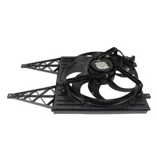 Lüftermotor Kühler Zarge 260/90W 390mm 6Q0959455AE Skoda Fabia II Roomster 5J VW Polo 9N