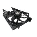 Lüftermotor Kühler Zarge 260/90W 390mm 6Q0959455AE Skoda Fabia II Roomster 5J VW Polo 9N