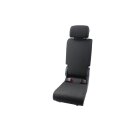 Skoda Roomster 5J Sitz Autositz hinten mitte Stoff Style anthrazit 5J7885027