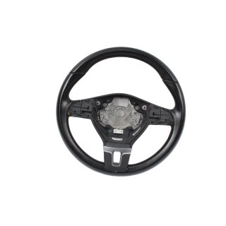 Leder Lenkrad schwarz 1Q0419091AP VW Golf 6 Cabrio Eos 1F Multifunktionslenkrad ohne Tasten