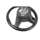 Leder Lenkrad schwarz 1Q0419091AP VW Golf 6 Cabrio Eos 1F Multifunktionslenkrad ohne Tasten